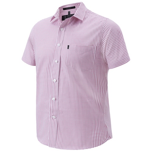 WORKWEAR, SAFETY & CORPORATE CLOTHING SPECIALISTS - Pilbara Mens Y/D Check, Single Pocket, S/S Shirt