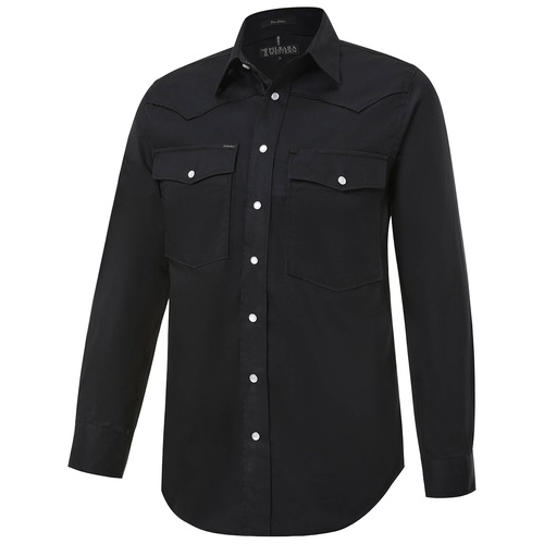 WORKWEAR, SAFETY & CORPORATE CLOTHING SPECIALISTS Pilbara Western Men's Snap Button L/S Shirt