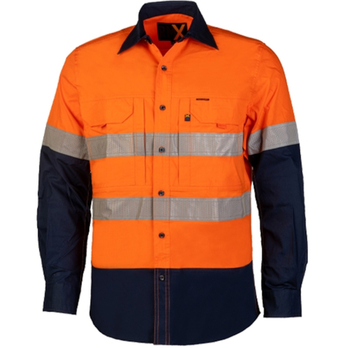 WORKWEAR, SAFETY & CORPORATE CLOTHING SPECIALISTS - RMX Flex Fit Utility Shirts, Two Tone, Reflective