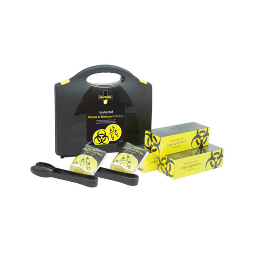 WORKWEAR, SAFETY & CORPORATE CLOTHING SPECIALISTS - Sharps & Biohazard Station, Plastic Portable