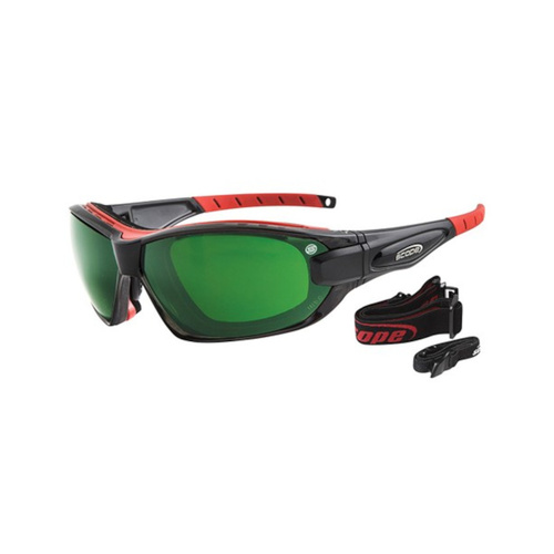 WORKWEAR, SAFETY & CORPORATE CLOTHING SPECIALISTS Genisys Plus Black Frame IR Shade 3 Lens