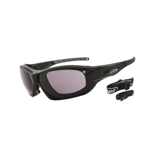 WORKWEAR, SAFETY & CORPORATE CLOTHING SPECIALISTS Genisys Plus Black Frame Titanium AF/AS Smoke Lens