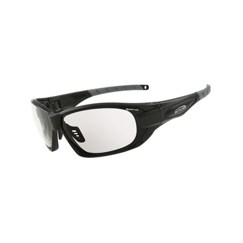 WORKWEAR, SAFETY & CORPORATE CLOTHING SPECIALISTS - Genisys Black Gloss Frame Smart Vue (Photochromic) Lens