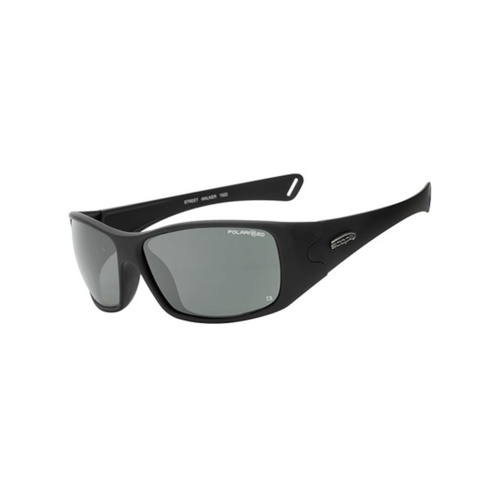 WORKWEAR, SAFETY & CORPORATE CLOTHING SPECIALISTS - Street Walker Soft Touch Black Frame Polarised Lens