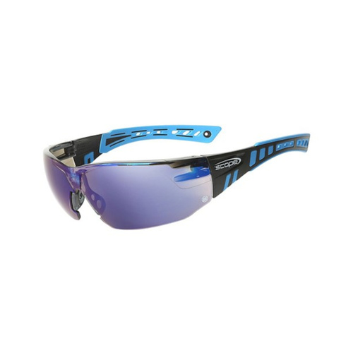 WORKWEAR, SAFETY & CORPORATE CLOTHING SPECIALISTS Speed Blue/Black Frame Blue Mirror Lens (MOQ 10)