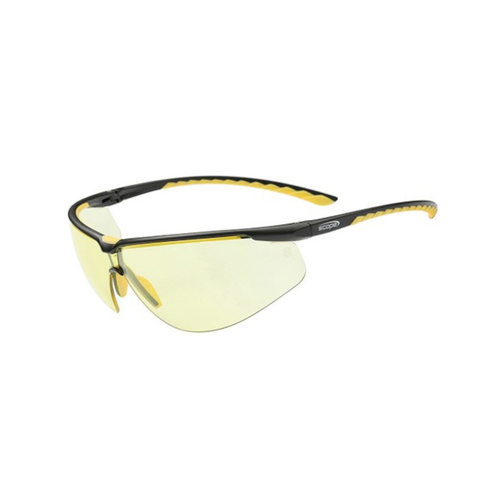 WORKWEAR, SAFETY & CORPORATE CLOTHING SPECIALISTS Air Flex Black/YellowFrame Amber AF/AS Lens (MOQ 10)