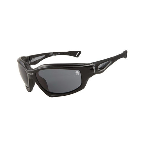 WORKWEAR, SAFETY & CORPORATE CLOTHING SPECIALISTS Beast Black Frame AF/AS Smoke Lens