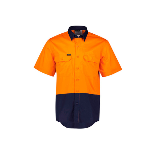 WORKWEAR, SAFETY & CORPORATE CLOTHING SPECIALISTS Mens Hi Vis S/S Shirt