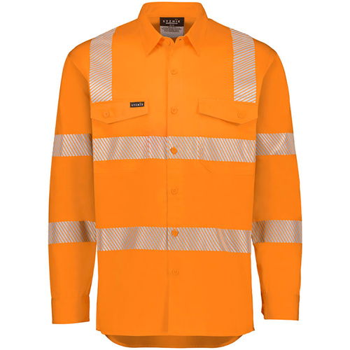 WORKWEAR, SAFETY & CORPORATE CLOTHING SPECIALISTS Mens VIC Rail Shirt - Segmented Tape