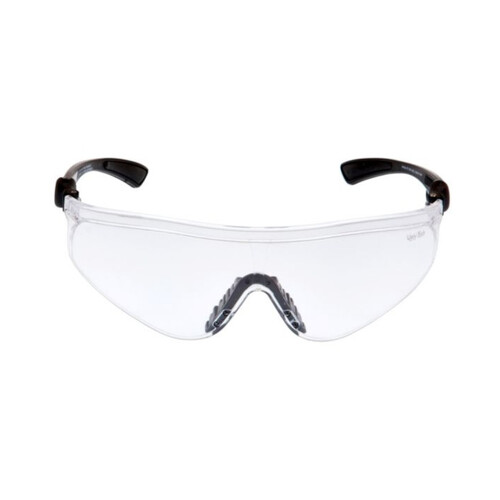 WORKWEAR, SAFETY & CORPORATE CLOTHING SPECIALISTS FLARE RS5959 MBL.C - Matt Black Frame, Clear Lens - Safety Glasses