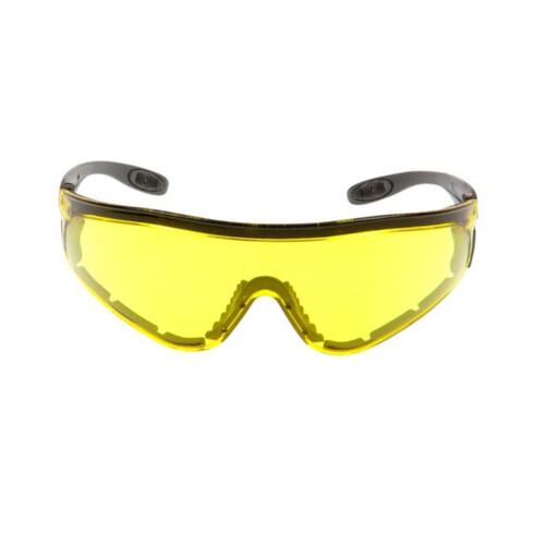 WORKWEAR, SAFETY & CORPORATE CLOTHING SPECIALISTS FLARE RS5959+V+PS MBL.Y - Matt Black Frame, Yellow Lens - Safety Glasses