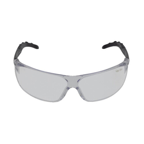 WORKWEAR, SAFETY & CORPORATE CLOTHING SPECIALISTS GUARDIAN RS1515 MBL.C - Matt Black Frame, Clear Lens - Safety Shield