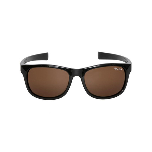 WORKWEAR, SAFETY & CORPORATE CLOTHING SPECIALISTS PU5699 BL.BR - Shiny Black frame, Brown polarised lens - TPEE
