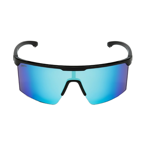 WORKWEAR, SAFETY & CORPORATE CLOTHING SPECIALISTS Shadow PR4254 BL.B - Shiny black frame, blue multi coated polarised lens