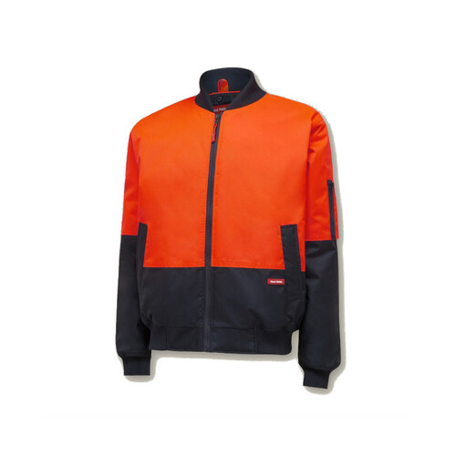 WORKWEAR, SAFETY & CORPORATE CLOTHING SPECIALISTS - Core - HI-VISIBILITY 2TONE BOMBER JACKET